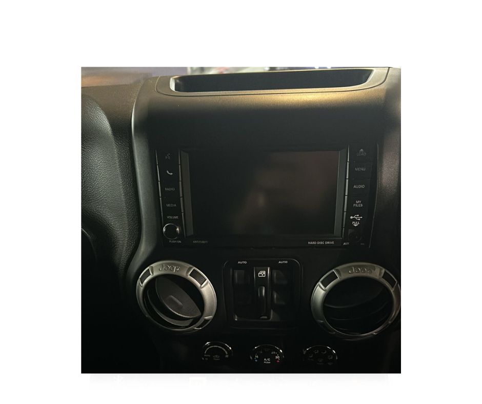 Jeep Wranger before installation