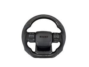 Toyota Land Cruiser Prado 250 Style Black Carbon Fibre Steering Wheel
